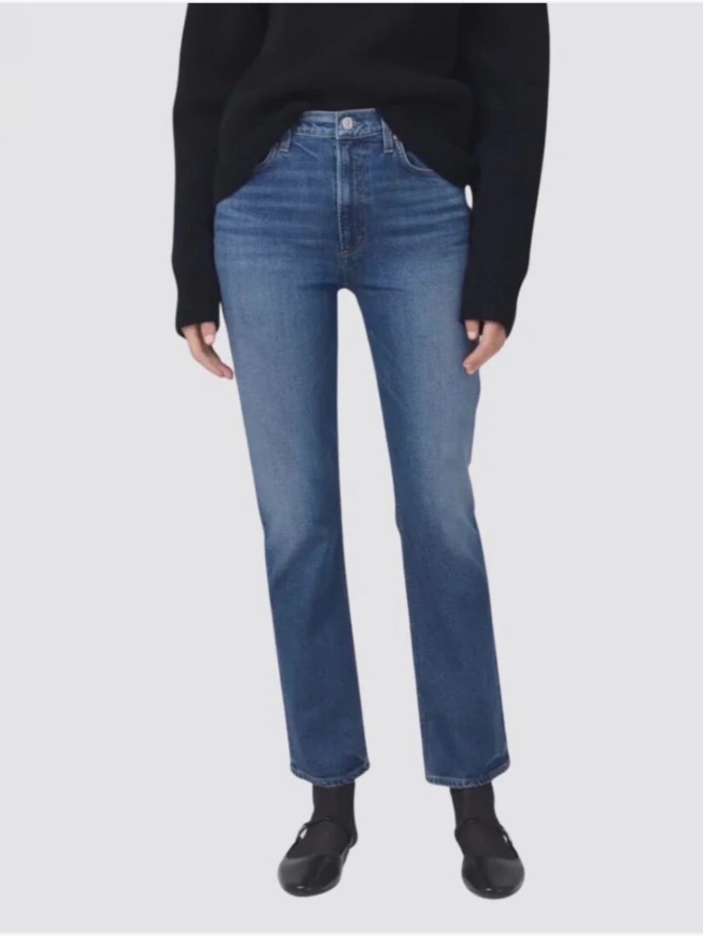 Citizens Of Humanity Daphne High Rise Stovepipe Jeans 26 — Color Delphi